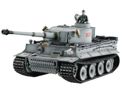 P/У танк Taigen 1/16 Tiger 1 (ранняя версия) HC, башня на 360, подшипники в ред., откат ствола