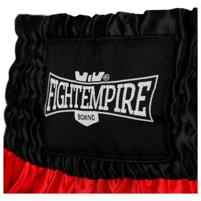 Шорты для тайского бокса FIGHT EMPIRE, р. L, цвет красный