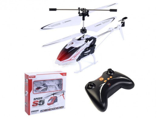 Р/У вертолет Syma S5 (белый) IR RTF