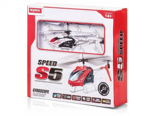 Р/У вертолет Syma S5 (белый) IR RTF