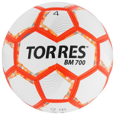 Мяч футбольный TORRES BM 700, PU, гибридная сшивка, 32 панели, р. 4