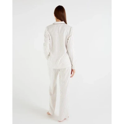 Пижама женская MINAKU: Light touch цвет белый, р-р 44