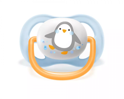 Соска-пустышка Philips Avent SCF080/05 Слон/Пингвин, 0-6 мес, 2 шт, для мальчиков Philips SCF080/05