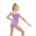 Купальник гимнастический Grace Dance, с коротким рукавом, р. 36, цвет фиалковый