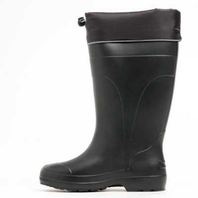 Сапоги резиновые женские, цвет чёрный