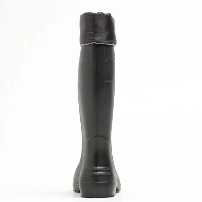 Сапоги резиновые женские, цвет чёрный