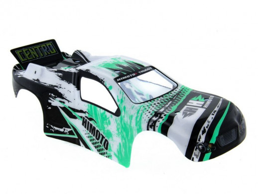 Кузов черно-зеленый для трагги Himoto E18XT, E18XTL