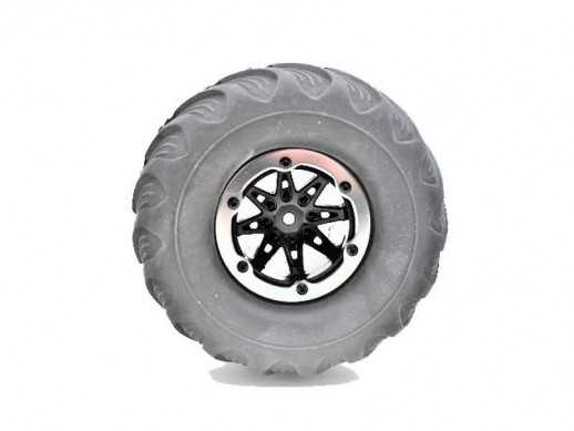 Колесо левое в сборе для монстра Remo Hobby BATMAN RH1091/96 1/10