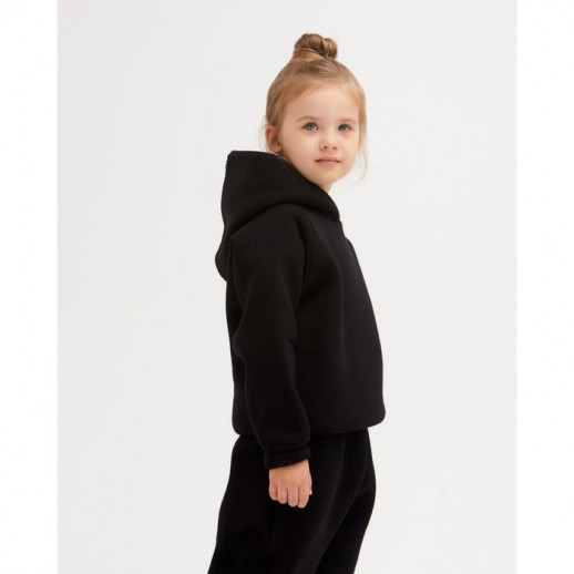Худи детское MINAKU: Basic Line KIDS, цвет чёрный, рост 104