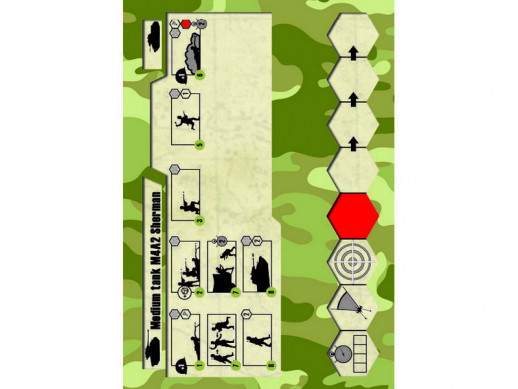 Сборная модель ZVEZDA Американский средний танк "Шерман" М4А2, 1/100