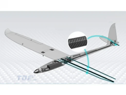 Радиоуправляемый планер Top RC Lightning 2100 (Propeller Power System) 2100мм 2.4G 4-ch LiPo RTF