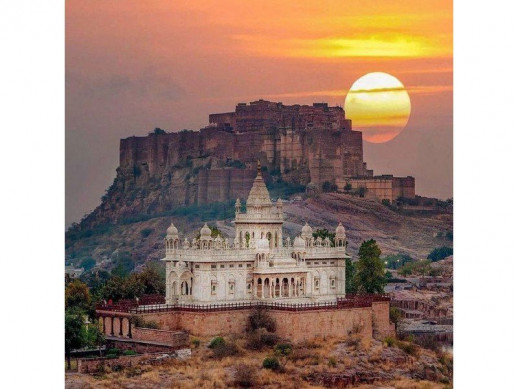 Картины мозаикой 30х30 ФОРТ МЕХРАНГАРХ (квадрат) (30 цветов)