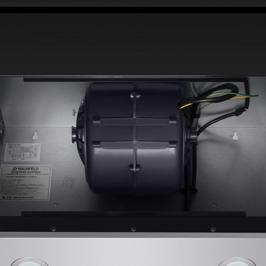 ВЫТЯЖКА MAUNFELD MERSEY 90 ""НЕРЖАВЕЙКА""/ЧЕРНОЕ стекло Maunfeld MERSEY 90 Inox Glass