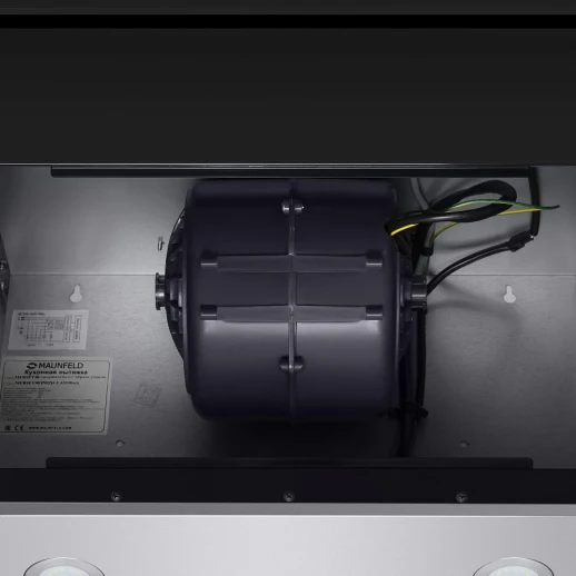 ВЫТЯЖКА MAUNFELD MERSEY 90 ""НЕРЖАВЕЙКА""/ЧЕРНОЕ стекло Maunfeld MERSEY 90 Inox Glass