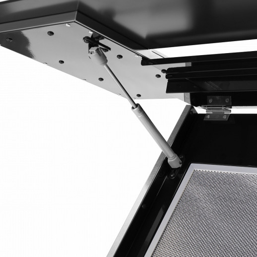 ВЫТЯЖКА MAUNFELD MERSEY 90 ""НЕРЖАВЕЙКА""/ЧЕРНОЕ стекло Maunfeld MERSEY 90 Inox Glass