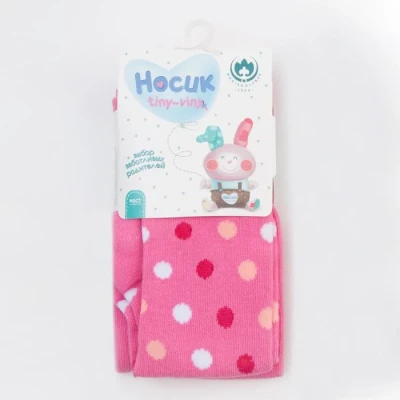 Колготки детские с плюшевым следом, цвет розовый МИКС, рост 110-116 (17-18)