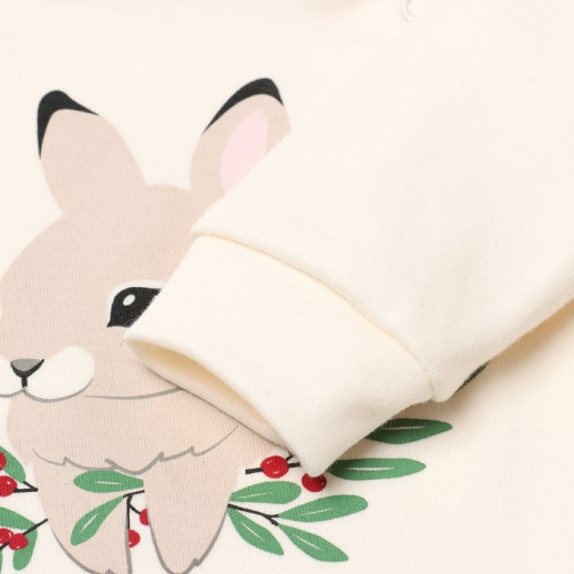 Комбинезон Крошка Я "Christmas", молочный