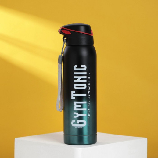 Термос с трубочкой Gym, 500 мл, сохраняет тепло 6-8 ч