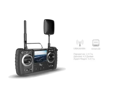 Р/У самолет Hubsan Spy Hawk GPS, HD+FPV, автовозврат, автопилот, компас, 2.4G