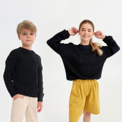 Джемпер детский MINAKU: Casual Collection KIDS, цвет черный