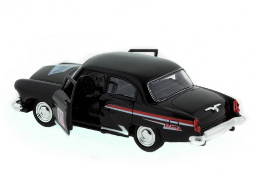 Машина "АВТОПАНОРАМА" инерц. ГАЗ-21 (ралли) 1/43, в/к 14*7*5,5 см