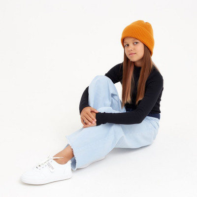 Шапка детская MINAKU, р-р 52-54 цв. белый