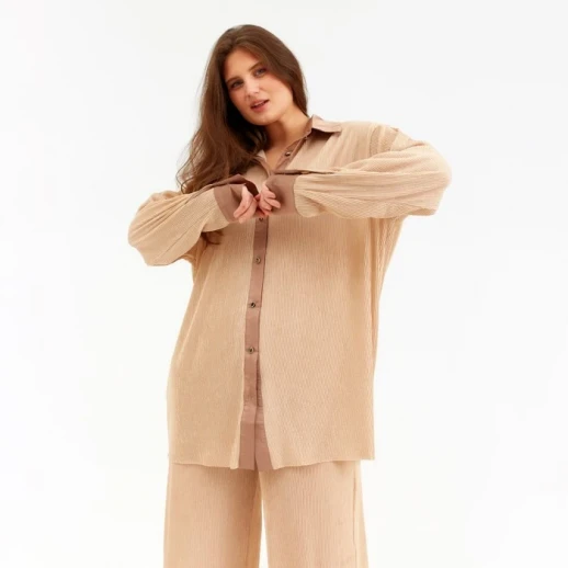 Костюм женский MINAKU: Casual Collection цвет кофе, р-р 50