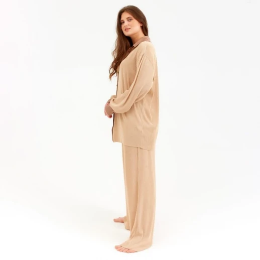 Костюм женский MINAKU: Casual Collection цвет кофе, р-р 50