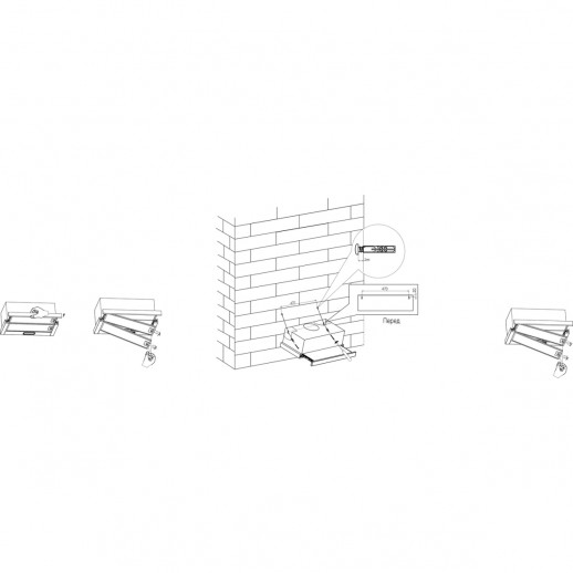 Встраиваемая вытяжка KUPPERSBERG KUPPERSBERG SLIMDUAL 60 X