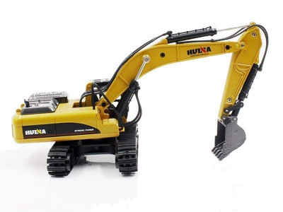Металлический экскаватор с ковшом HUI NA TOYS 1/40 PRO