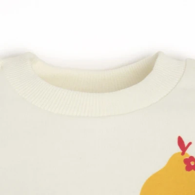 Костюм детский (свитшот, брюки) MINAKU, цвет экрю/фуксия