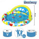 Бассейн надувной детский Splash & Learn, 120 x 117 x 46 см, с навесом, 52378 Bestway
