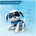 Робот IQ BOT собака "Чаппи" интерактивный: сенсорный, свет, звук, музыкальный, танцующий, на аккумуляторе, на русском языке, синий