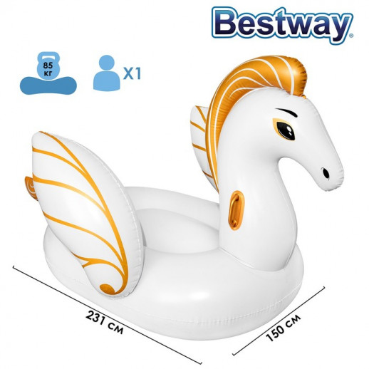 Плот для плавания «Пегас», 231 х 150 см, 41118 Bestway