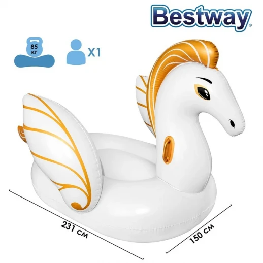 Плот для плавания «Пегас», 231 х 150 см, 41118 Bestway