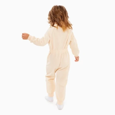 Комбинезон воротник-стойка, цвет молочный (IVORY)