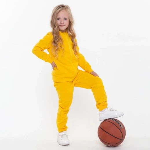 Костюм (джемпер, брюки) детский НАЧЁС, цвет желтый