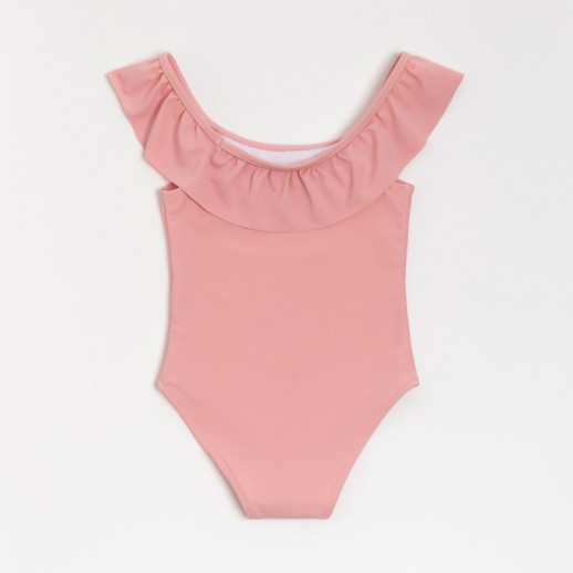 Купальник слитный детский MINAKU цвет пудровый, рост 134-140