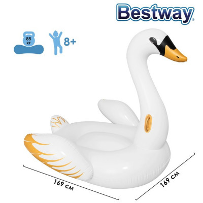 Плот для плавания «Лебедь», 169 х 169 см, 41120 Bestway