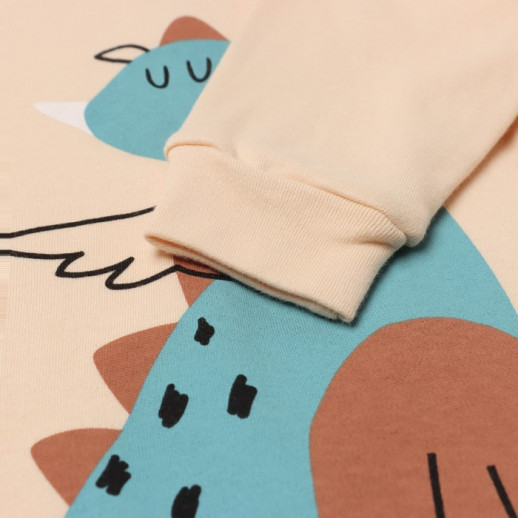 Комбинезон Крошка Я "Дракоша", бежевый