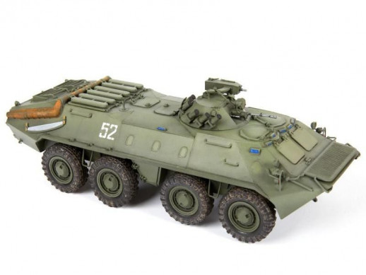 Сборная модель ZVEZDA Российский бронетранспортер БТР-70 с башней МА-7, 1/35