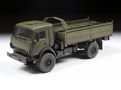 Сборная модель ZVEZDA Российский двухосный грузовой автомобиль К-4350, 1/35