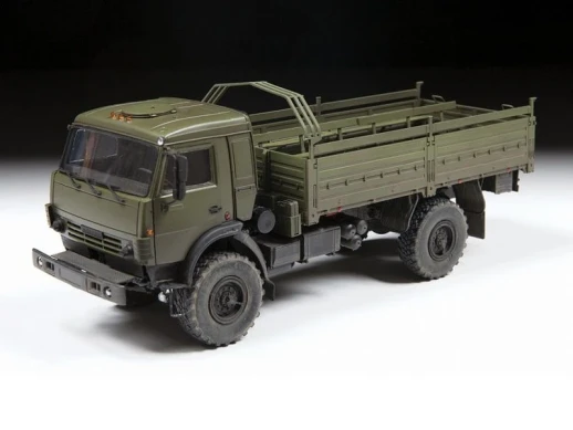 Сборная модель ZVEZDA Российский двухосный грузовой автомобиль К-4350, 1/35