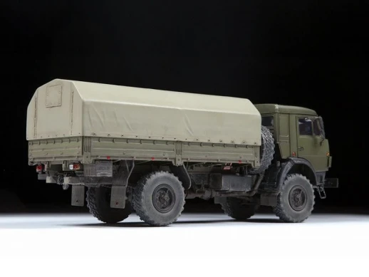 Сборная модель ZVEZDA Российский двухосный грузовой автомобиль К-4350, 1/35