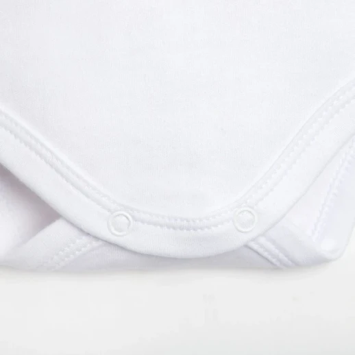 Боди с длинным рукавом Крошка Я «Новогодние зверята», цвет белый