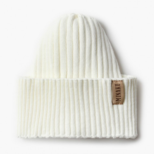 Шапка женская MINAKU "Бини" цвет молочный