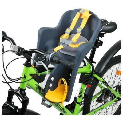 Велокресло переднее BG-6, крепление на раму, цвет чёрный