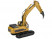 Металлический экскаватор с скарификатором HUI NA TOYS 1/40