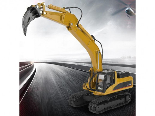 Металлический экскаватор с скарификатором HUI NA TOYS 1/40