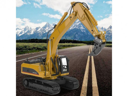 Металлический экскаватор с скарификатором HUI NA TOYS 1/40